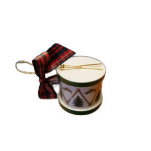 Spode Christmas Tree Ornament Drum - Thumbnail 2